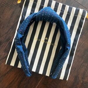 Lele sadoughi Rainbow Denim Knotted headband